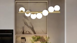 Luster Visilica SAFELUX AURA - Zlatna